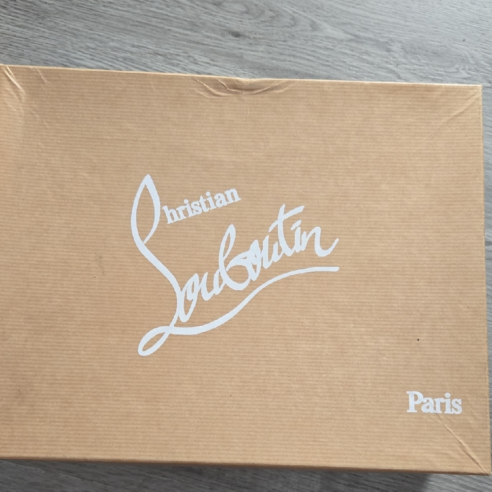 Christian Louboutin Yellow Wedge Shoe